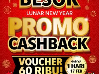 Promo Yoshinoya Lunar New Year Cashback Rp. 60.000 minimal belanja Rp. 180.000
