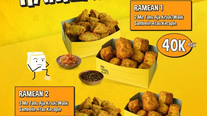 Promo Mo Tahu Aja Paket Ramean mulai dari Rp40ribu
