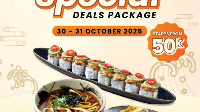 Promo Sushi Tei Bandung Special Deals Package Start From Rp 50K 1