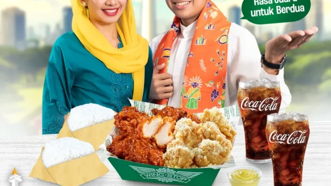 Promo Wingstop Spesial HUT Jakarta 498 - Paket Makan Berdua cuma Rp 49.800