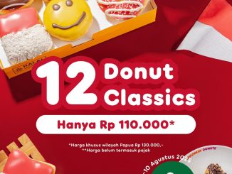 Promo Dunkin 12 Donat Classic Cuma Rp110.000