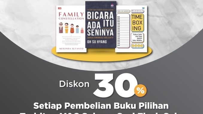 Gramedia Flash Sale Rabu Inspiratif - Diskon 30%