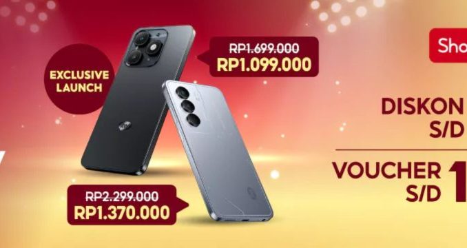 Itel Brand Day di Shopee - Diskon hingga 1 Juta + Voucher 100K