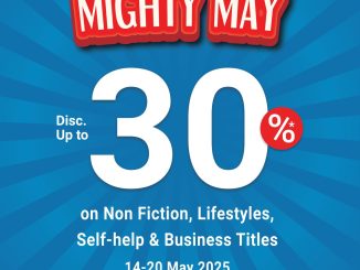 Periplus MIGHTY MAY! Diskon hingga 30%