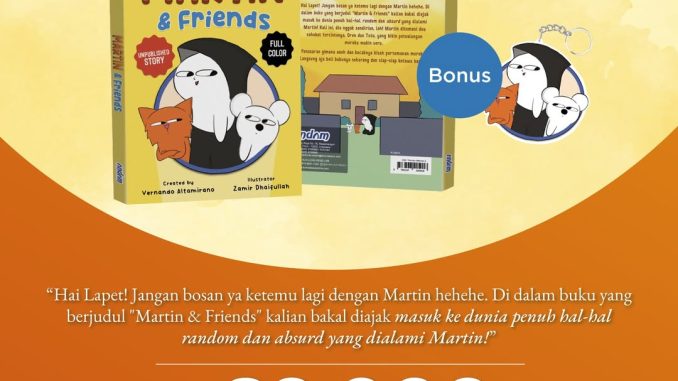 Pre Order Martin and Friends di Gramedia.com Bonus Gantungan Kunci