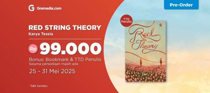 Pre Order 'Red String Theory' di Gramedia.com dapatkan Bonus Eksklusif