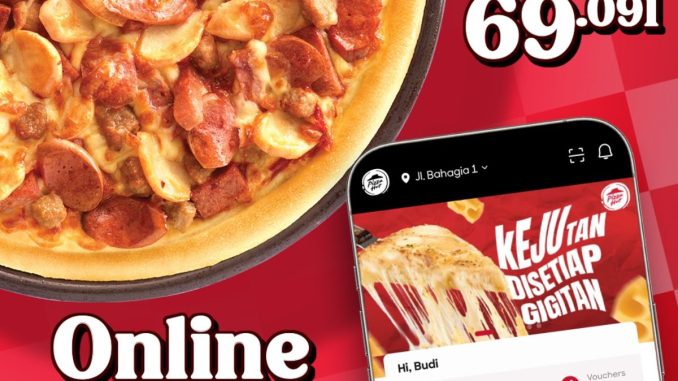 Promo Pizza Hut Regular Meat Lovers Rp69.000 khusus Rabu