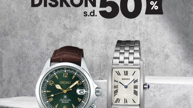 Promo Seiko di Blibli Diskon hingga 50%