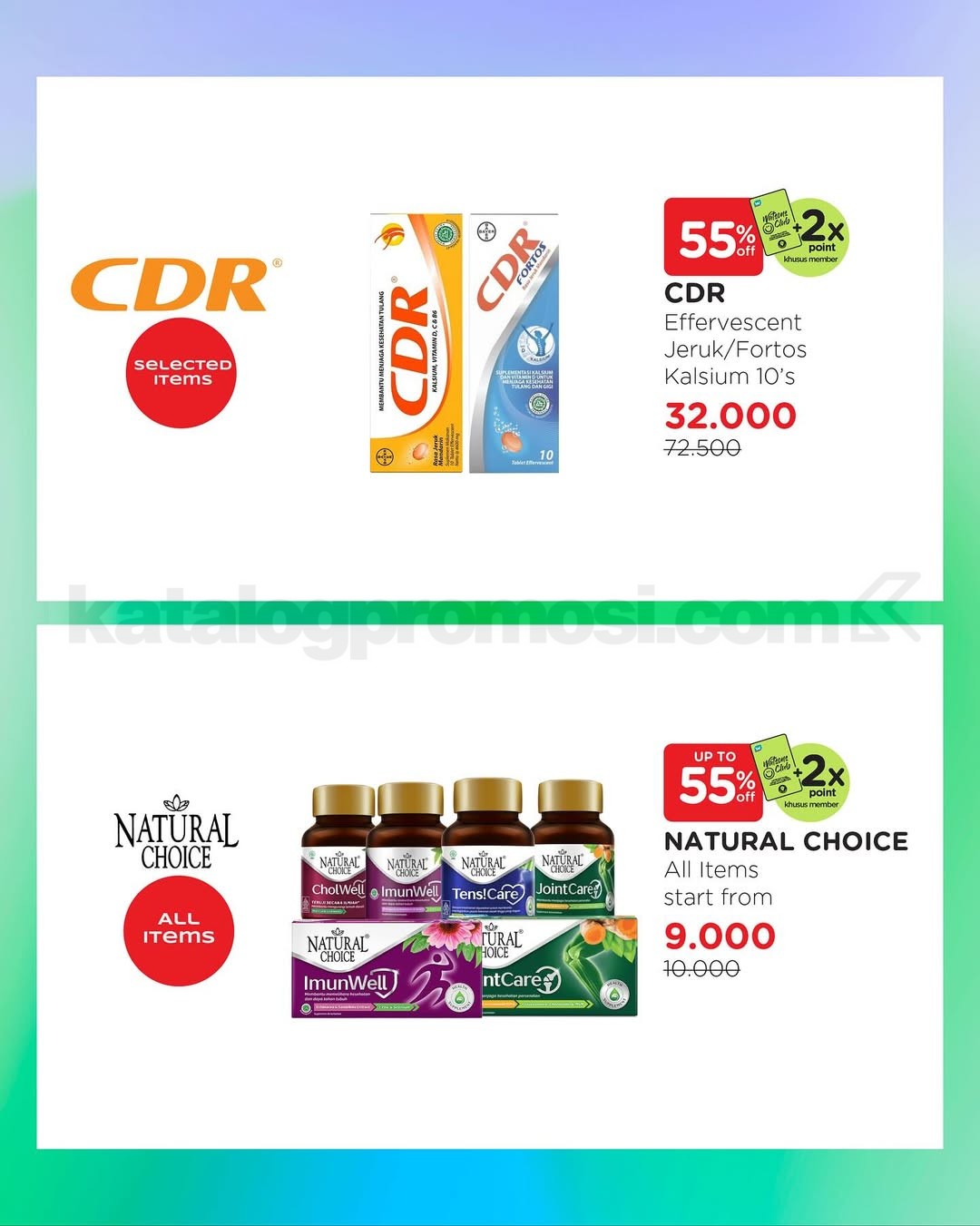 Promo Watsons Healthy My Way Diskon hingga 50% + 5% 