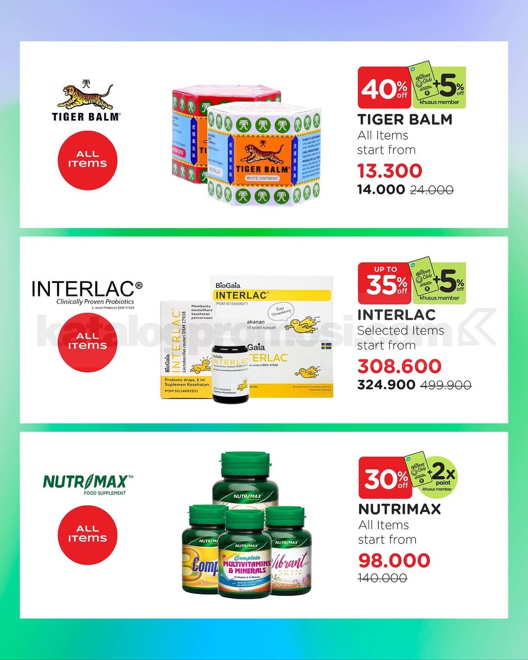 Promo Watsons Healthy My Way Diskon hingga 50% + 5% 