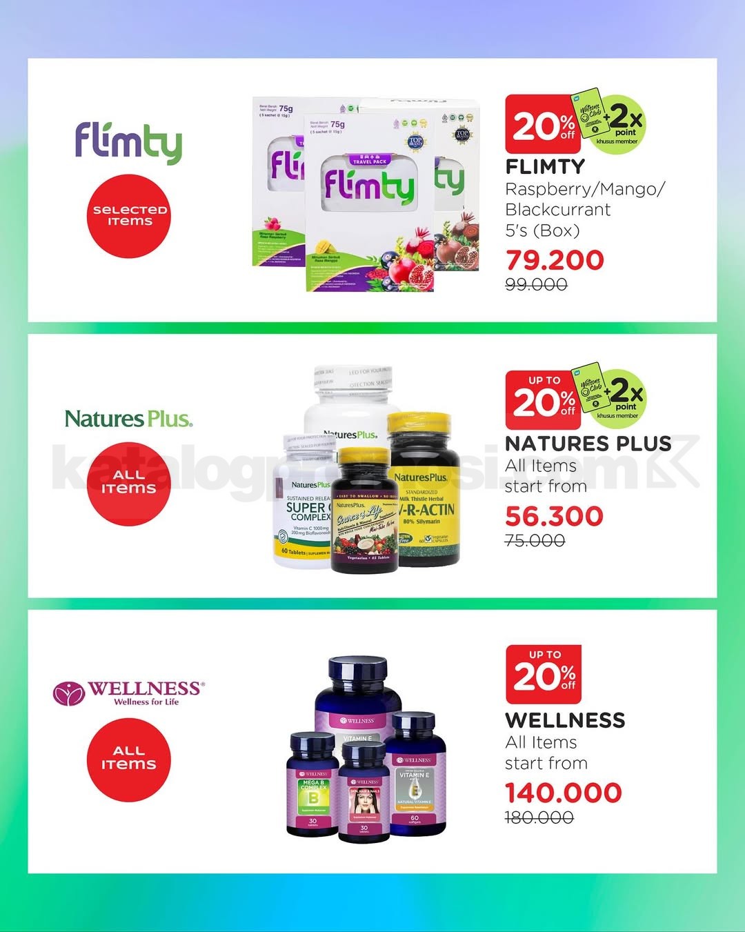 Promo Watsons Healthy My Way Diskon hingga 50% + 5% 