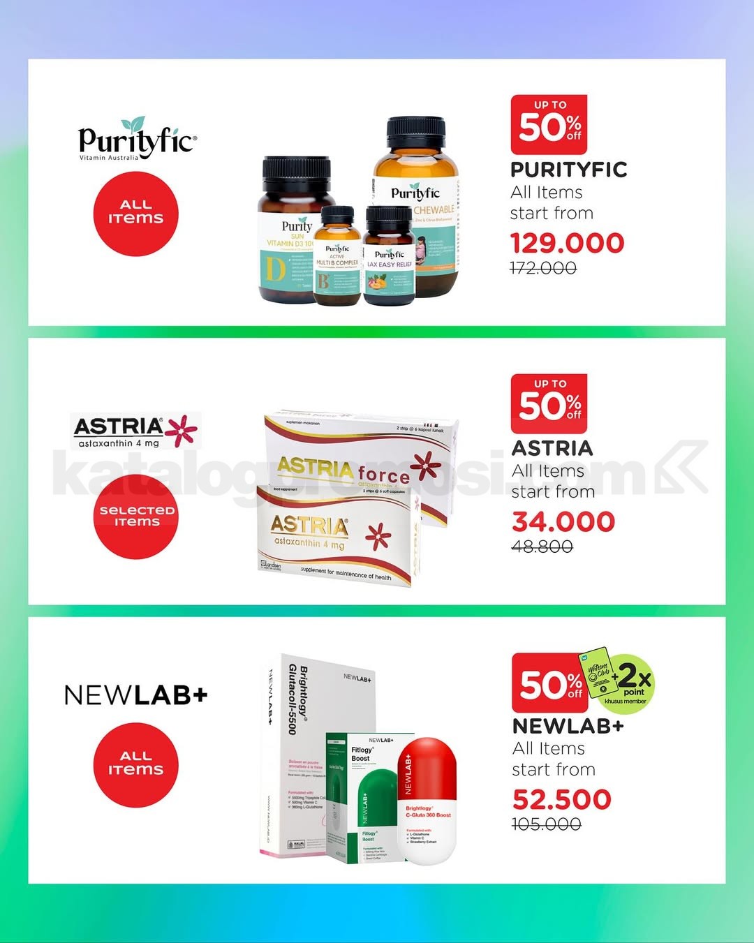 Promo Watsons Healthy My Way Diskon hingga 50% + 5% 
