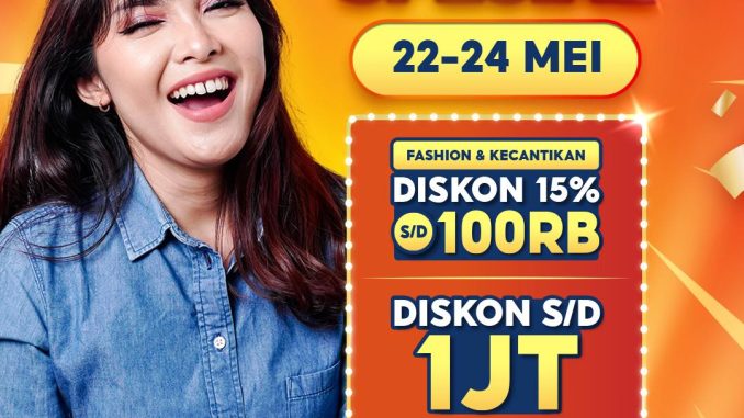 Voucher Spesial Shopee - Diskon 15% hingga 100K untuk Fashion dan Kecantikan!