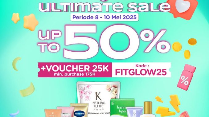 Watsons 5.5 Thank You Sale Diskon hingga 50% + Voucher 25K