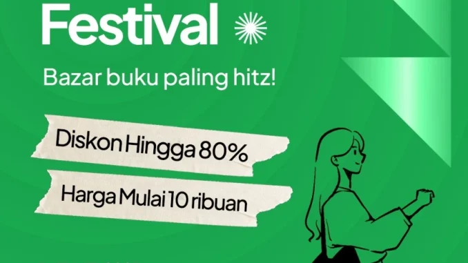 Promo Buka Buku Festival Mal Ambassador Diskon hingga 80% 1