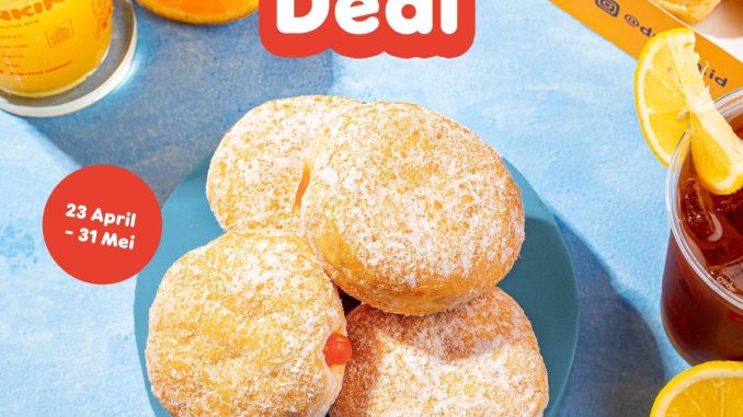Promo Dunkin Fruitastic Deal – Paket donat dan minuman mulai Rp75.000