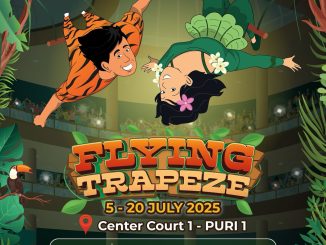 Flying Trapeze di Puri Indah Mall mulai 4 - 20 Juli 2025 aksi atraktif di udara
