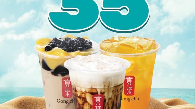 Promo Gong Cha Discount 35% Semua Menu Favorit*