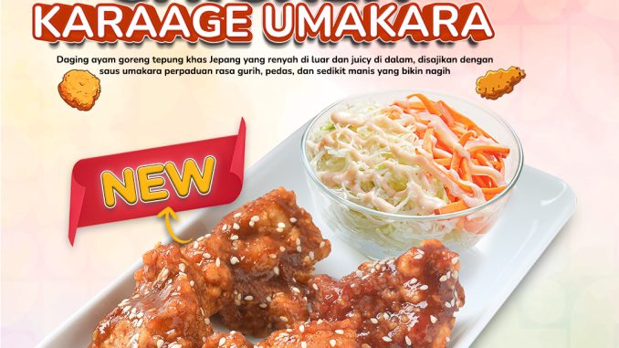 Promo HokBen Menu Baru! Chicken Karaage Umakara cuma Rp31.364 1