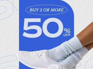 Promo Keds Buy 1 Or More Get 50% Off*