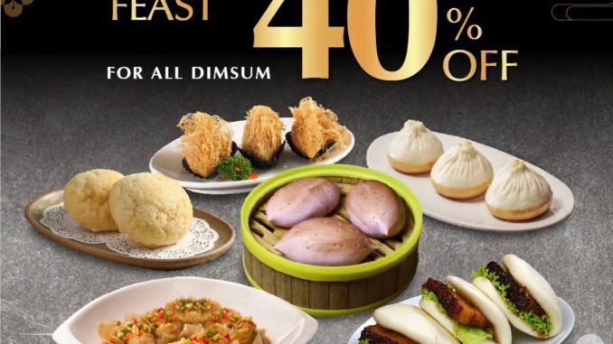 Promo Paradise Dynasty Happy Hour Dimsum Feast Diskon 40% Off*