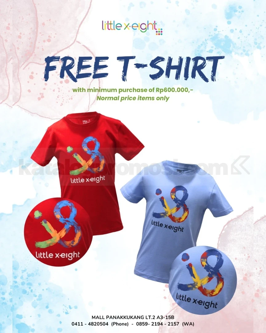 Promo X8 FREE T-SHIRT* Promo X8 FREE T-SHIRT* 1
