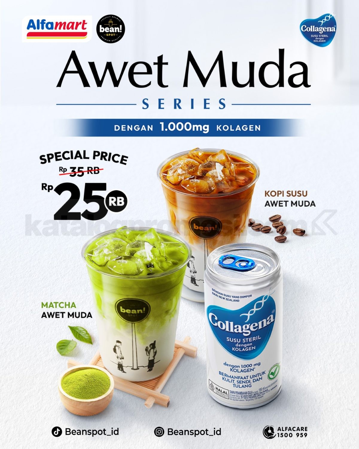 Promo Bean! Spot x Collagena NEW! Awet Muda Series cuma Rp25.000 Promo Bean! Spot x Collagena NEW! Awet Muda Series cuma Rp25.000 dengan 1.000mg kolagen