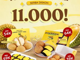 Promo Belah Doeren 11.11 Semua Produk Serba Diskon Rp. 11.000 untuk Durian Chewy Soes, Pancake, & paket spesial