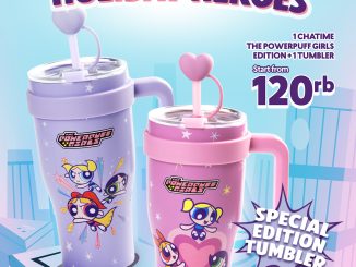 Promo CHATIME The Powerpuff Girls Special Edition Tumbler dengan paket minuman mulai Rp. 120.000