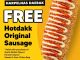 Promo CUPBOP Harpelnas free Hotdakk Original Sausage berlaku 1–4 September 2025 di outlet CUPBOP dengan pembelian menu bop pilihan