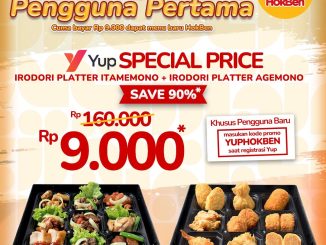Promo HOKBEN YUP Paket 2 Menu Rp. 9.000 2
