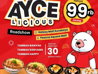 Promo Ichiban Sushi All You Can Eat Rp. 99.000 di Galaxy Mall Surabaya dan Pesona Square Mall periode 16 – 17 Maret 2026