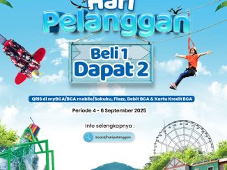 Promo Jungleland Harpelnas BCA beli 1 dapat 2 tiket berlaku 4–6 September 2025 di Jungleland Adventure Theme Park