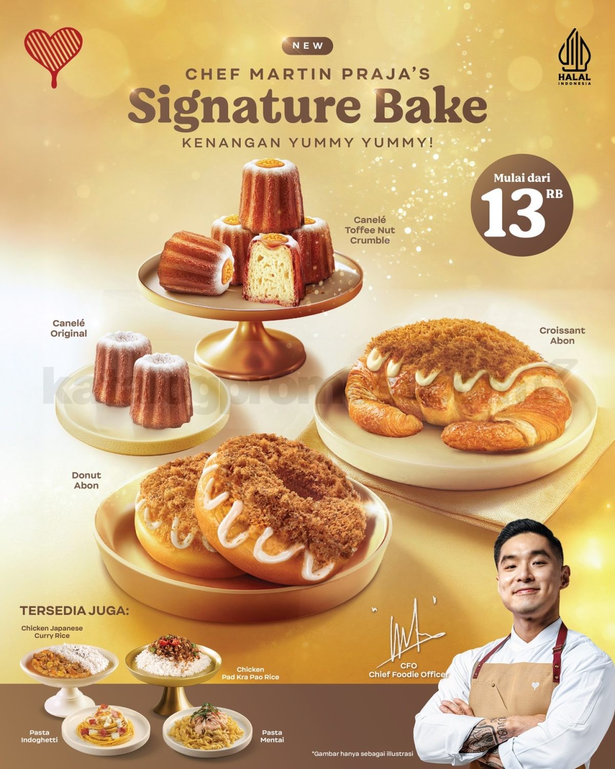 Promo Kopi Kenangan Chef Martin Praja Signature Bake Mulai Rp. 13.000 Promo Kopi Kenangan Chef Martin Praja Signature Bake Mulai Rp. 13.000 1