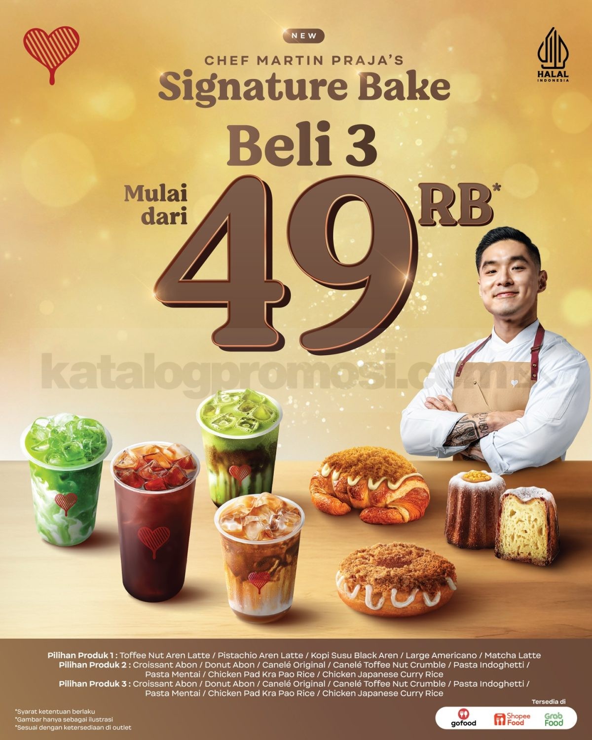 Promo Kopi Kenangan Chef Martin Praja Signature Bake Mulai Rp. 13.000 Promo Kopi Kenangan Chef Martin Praja Signature Bake Mulai Rp. 13.000 3