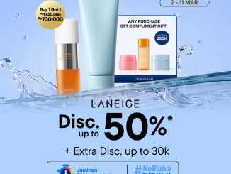 Promo Laneige Ramadhan diskon hingga 50% dan hadiah gratis di Blibli