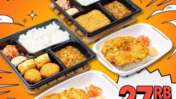 Promo Ojol Yoshinoya MABAR BER-4 cuma Rp.108.000 untuk 4 orang hemat bareng bestie