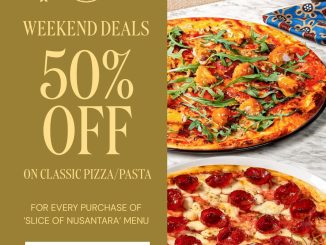 Promo Pizza Marzano Weekend Deals diskon 50% pizza dan pasta berlaku 20–21 September 2025