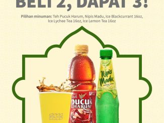 Promo Pojok Minuman FLIX Cinema Beli 2 Dapat 3 gratis 1 minuman periode 18 Februari 2026 - 20 Maret 2026