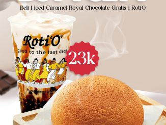 Promo Roti’O Buy 1 Get 1 Iced Caramel Royal Chocolate gratis 1 Roti’O berlaku November 2025