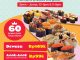 Promo Sushi King Buffet All You Can Eat Rp. 149.000 lengkap Shizuoka Cha gratis dengan 60 varian sushi setiap Senin–Jumat