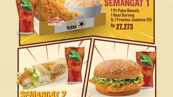 Promo Texas Chicken Senin Mangan Hemat, harga mulai Rp22.727