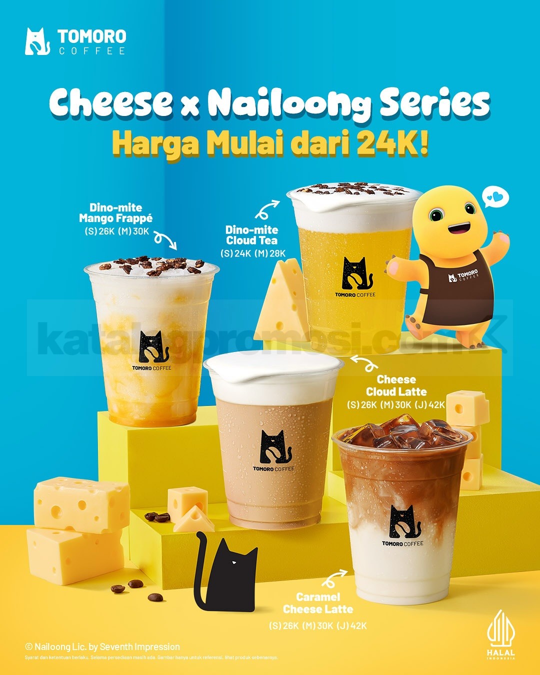 Promo Tomoro Coffee X Nailoong Cheese Series Free Merchandise Promo Tomoro Coffee X Nailoong Cheese Series Free Merchandise 1