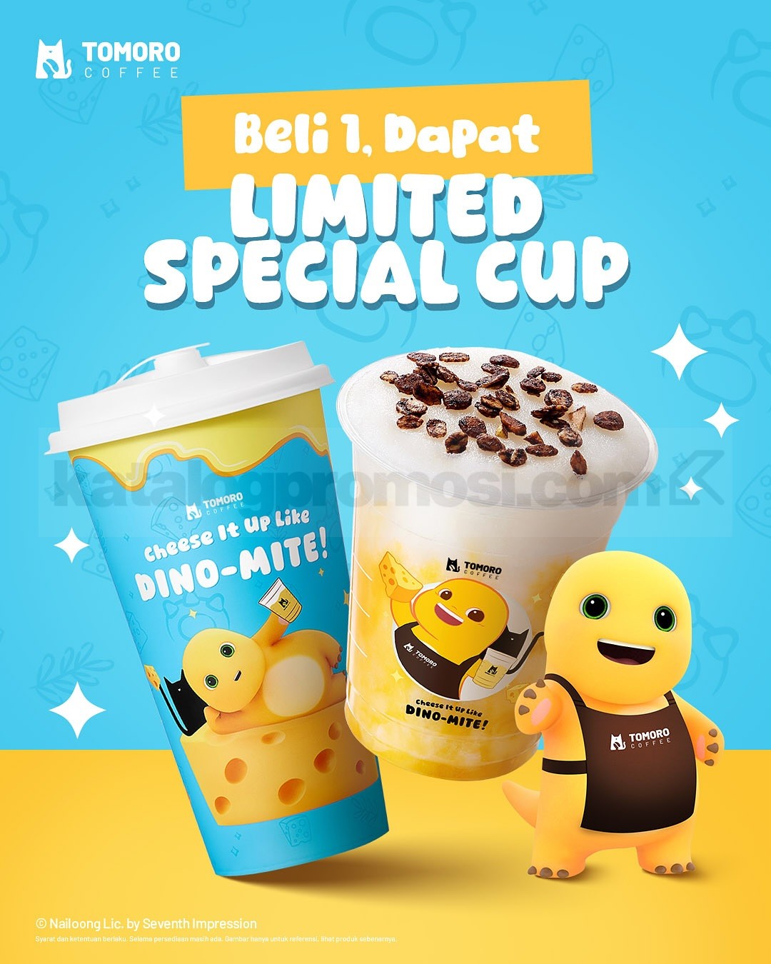 Promo Tomoro Coffee X Nailoong Cheese Series Free Merchandise Promo Tomoro Coffee X Nailoong Cheese Series Free Merchandise 2
