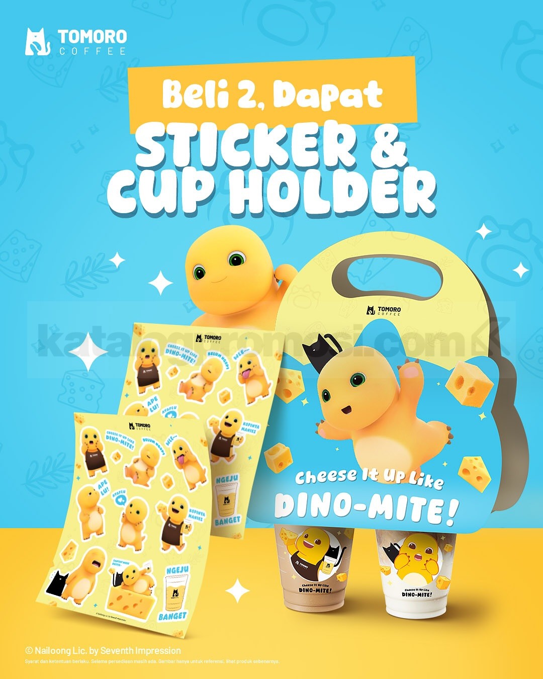 Promo Tomoro Coffee X Nailoong Cheese Series Free Merchandise Promo Tomoro Coffee X Nailoong Cheese Series Free Merchandise 3