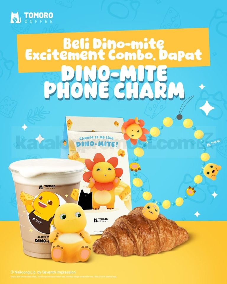 Promo Tomoro Coffee X Nailoong Cheese Series Free Merchandise