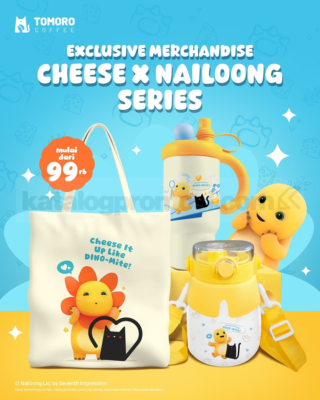 Promo Tomoro Coffee X Nailoong Cheese Series Free Merchandise Promo Tomoro Coffee X Nailoong Cheese Series Free Merchandise 6