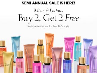 Promo VICTORIA’S SECRET Semi-Annual Sale Buy 2 Get 2 Free Mists & Lotions