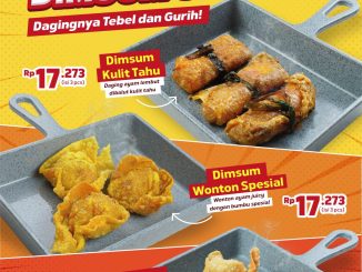 Promo Waroeng Steak NEW! Dimsum Series Rp17.273 isi 3 pcs tersedia mulai 23 Agustus 2025