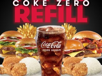 Promo Wendy’s FREE Coke Zero Refill setiap pembelian Combo 2 Fried Chicken, Dave’s Burger, atau Stacker Burger
